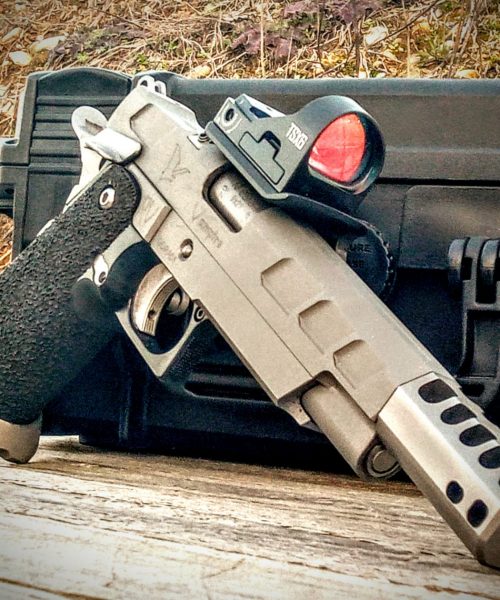 Vampire2 open 9mm con TSX6 8Moa su staffa
