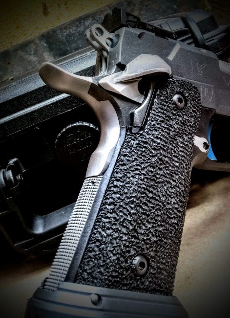 Vampire Comp grip con stippling